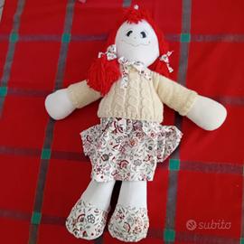 Bambola capelli rossi