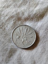 Moneta da 10 lire italiane del 1949