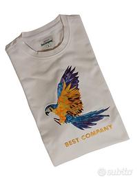 Felpa Best Company taglia L 100% cotone.