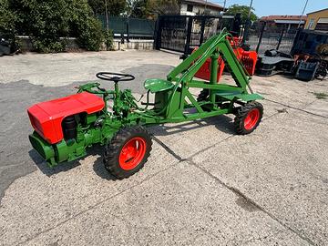 T45 trattorino goldoni 4×4 con gru idraulico