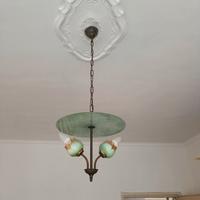 Lampadario Art Decò anni sessanta 