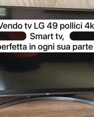 Tv lg 49” 4k smart tv