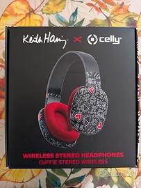Cuffie Stereo Wireless Keith Haring x Celly