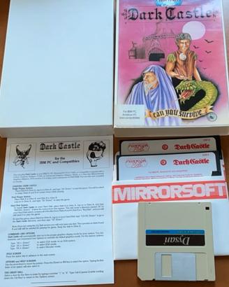 Dark Castle (Mirrorsoft) big box PC MS-DOS complet