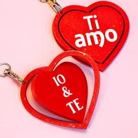 Portachiavi cuore girevole