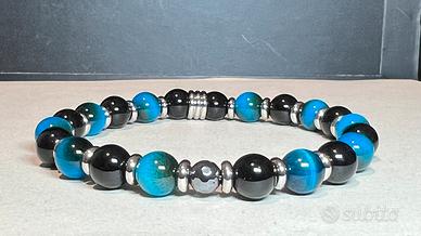 Bracciale  modello INTER per i tifosi Nero Blu