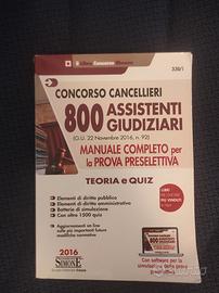 Concorso Cancellieri 800 assistenti giudiziari