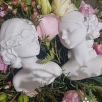 Busto Decorativo Dama o Dea in Polvere Ceramica