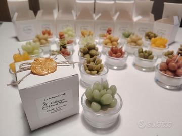 Candele in cera d'api- bomboniere