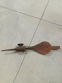 soffietto antico mantice per verderame