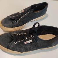 Superga uomo originali in cotone Nero n. 42