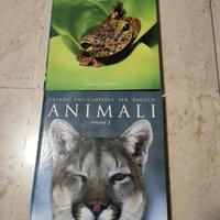 Enciclopedia per ragazzi Animali due volumi 