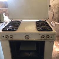 GAS E FORNO ZOPPAS E CONTENITORE BOMBOLA ANNI 50