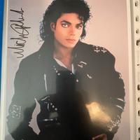 Autografo Michael Jackson con certificato