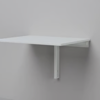 2 x IKEA NORBERG Tavolo a ribalta, bianco -  74x60