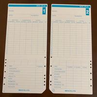 Cartoline orolgio per Timbratrici