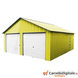 Box cantiere 664x721 due saracinesche giallo