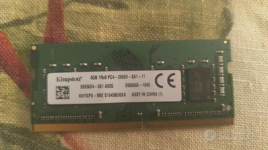 ram sodimm ddr4 8GB 2666 MHz