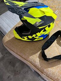 Casco vemar motocross/enduro + mascherina shot 2.0