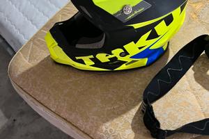 Casco vemar motocross/enduro + mascherina shot 2.0