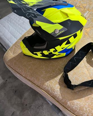 Casco vemar motocross/enduro + mascherina shot 2.0