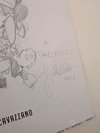 Casablanca di Giorgio Cavazzano Autografato Disney