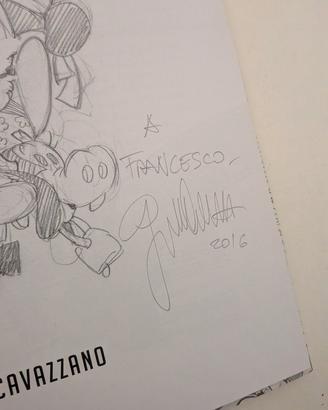Casablanca di Giorgio Cavazzano Autografato Disney