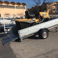 rimorchio per trattorino taglia erba patente B