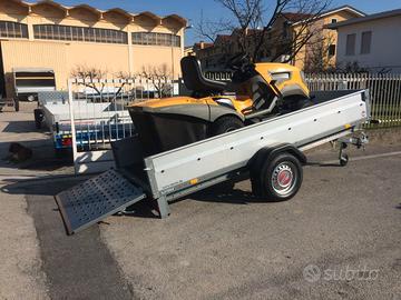 rimorchio per trattorino taglia erba patente B