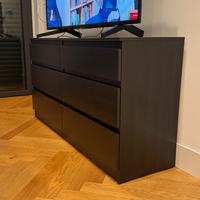 Cassettiera Ikea Kullen nera