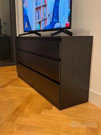 Cassettiera Ikea Kullen nera