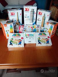 Set 12 Giochi Ragazzi - Puzzle 3D Monumenti, Super