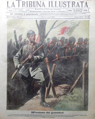 La Tribuna Illustrata 19 Agosto 1917 WW1 Pola