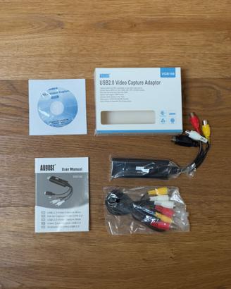 Dispositivo per acquisizioni video da VHS via USB