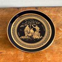 Piatto decorato in oro 24 K