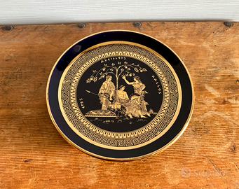 Piatto decorato in oro 24 K