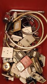Stock Materiale Elettrico idraulico Vintage  