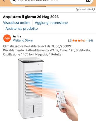 Condizionatore portatile nuovo