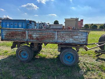 Rimorchio agricolo 2 assi Gazzi da 35q