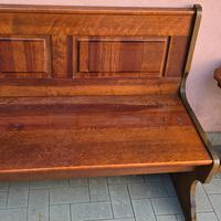 Panca e tavolino legno massello