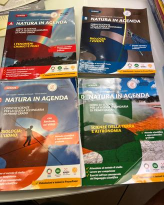 Libri scuola media - Natura in agenda volume A-BCD