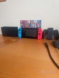 Nintendo Switch Bundle| Smash Bros| SchedaSD 256gb