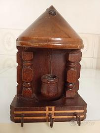 Portachiavi Legno Rustico Pozzo Vintage