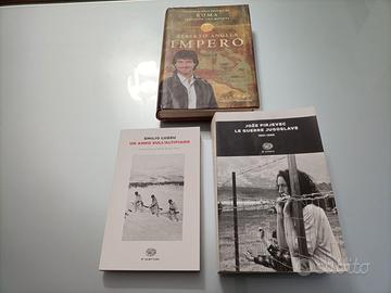 3 libri di storia vendibili anche singolarmente