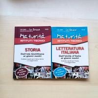2 Libri Maturità Storia e Letteratura Italiana 