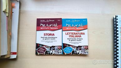 2 Libri Maturità Storia e Letteratura Italiana 