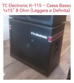 TC Electronic K-115 Cassa Basso leggera e definita