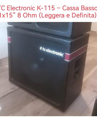 TC Electronic K-115 Cassa Basso leggera e definita