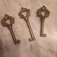 chiavi a mappa singola ottone