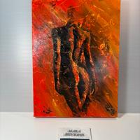 Dipinto Olio su Tela 30x40 Sinuosità Mara Bevione